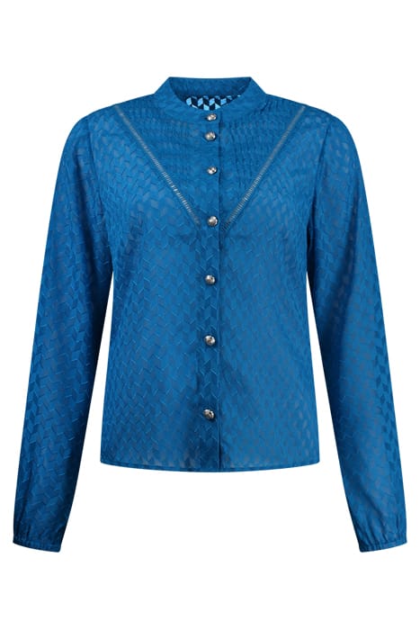 ROOS BLOUSE COBALT BLUE 1