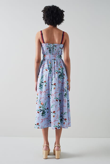 ELENI MIDI DRESS BLUE MULTICOLOR 2