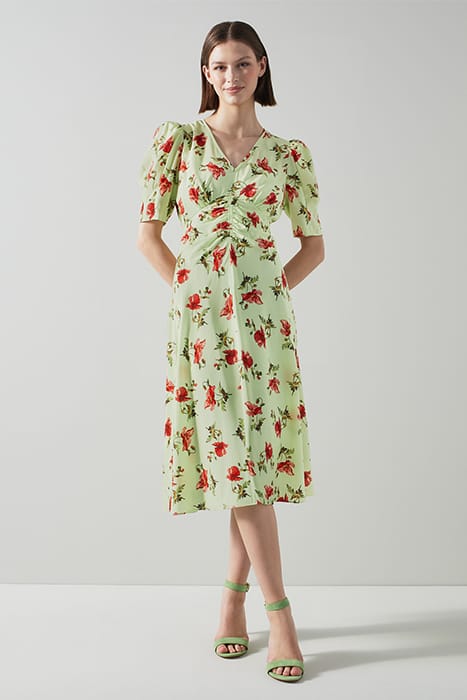 GABBI MIDI DRESS GREEN 4