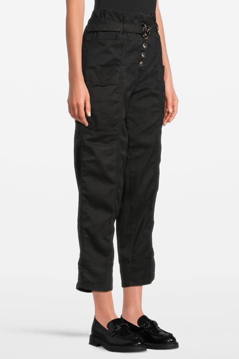 BOTANICA PANTALONE FLUIDO DIAG BLACK 3