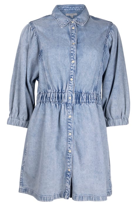 OSA SHORT DENIM DRES LIGHT INDIGO BLUE 1