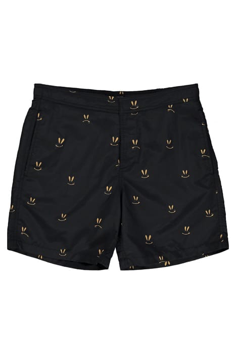 EMOTIVE SWIMSHORT JET BLACK/YELLOW 1
