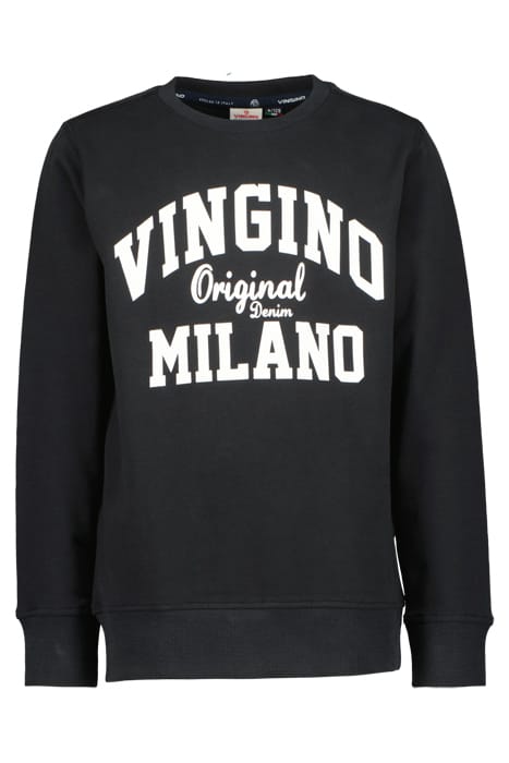 CREWNECK-CLASSIC-LOGO DEEP BLACK 1