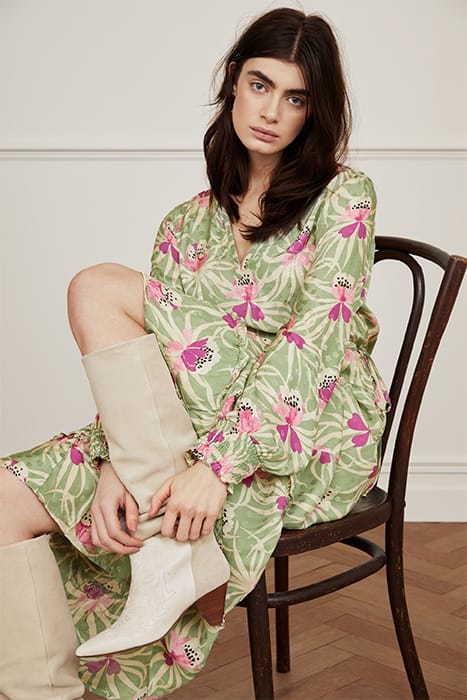 MARILOU DRESS BUTTER CREAM/SASSY S 3