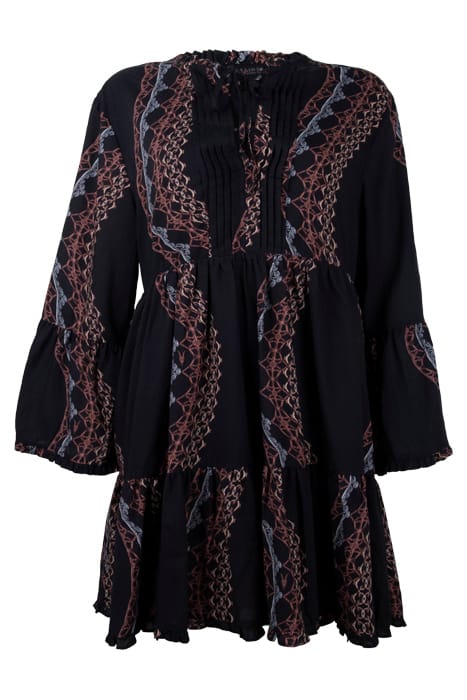 ADELLA LETICIA DRESS BLACK MULTI 1