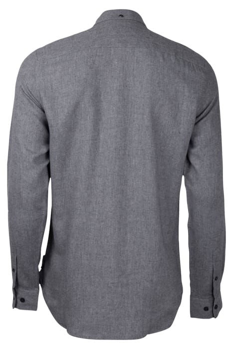2 POCKET FLANNEL LS LGT GREY MEL 2