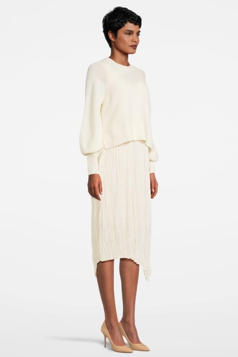 JENNITA DRESS CHALK WHITE 3