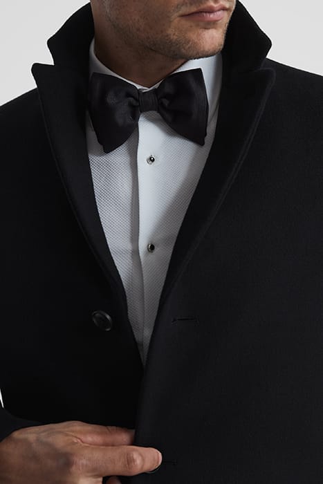 GABLE SINGLE BREASTED COAT — BLACK 7