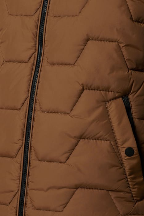 BODYWARMER HOOD PADDED EARTH 6