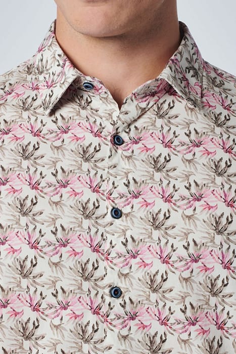 SHIRT STRETCH ALLOVER PRINTED MAUVE 6