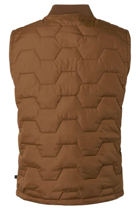 BODYWARMER HOOD PADDED EARTH 5