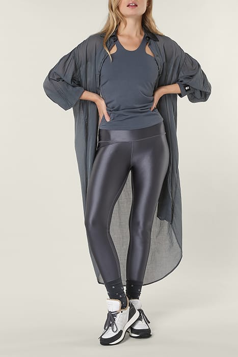 SHINY YOGA LEGGINGS FADED BLUE 1