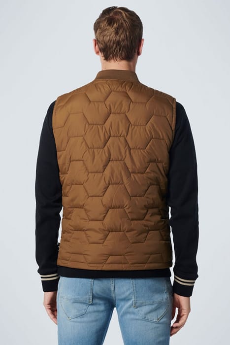 BODYWARMER HOOD PADDED EARTH 2