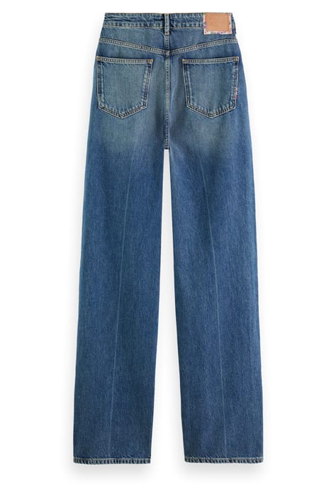 THE RIPPLE 50'S STRAIGHT JEANS IN ORGANIC COTTON—BLAUW ORBIT 2