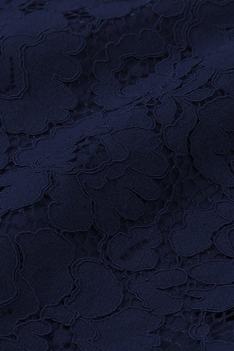 LACE DRESS MIDI NAVY BLUE 6