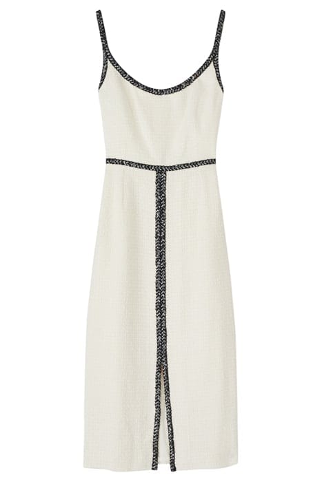 TARA MIDI DRESS CREAM/NAVY 3