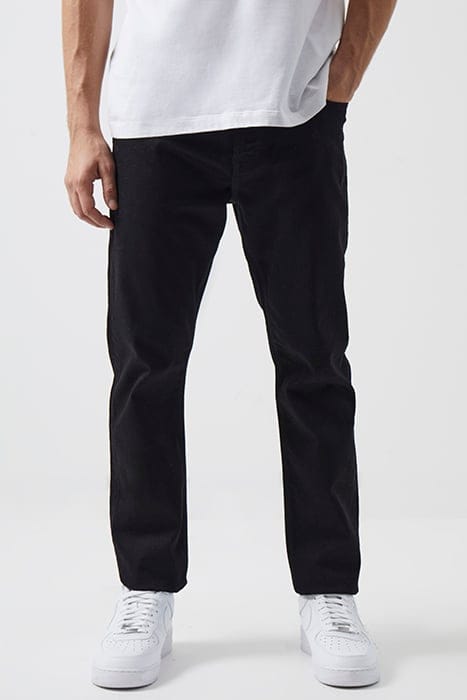 SLIM FIT STRETCH JEANS BLACK SHORT 1