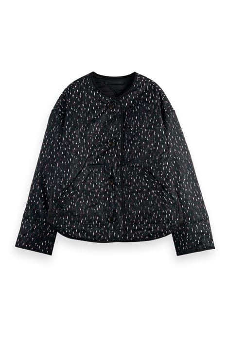 QUILTED REVERSIBLE COAT BLACK 3