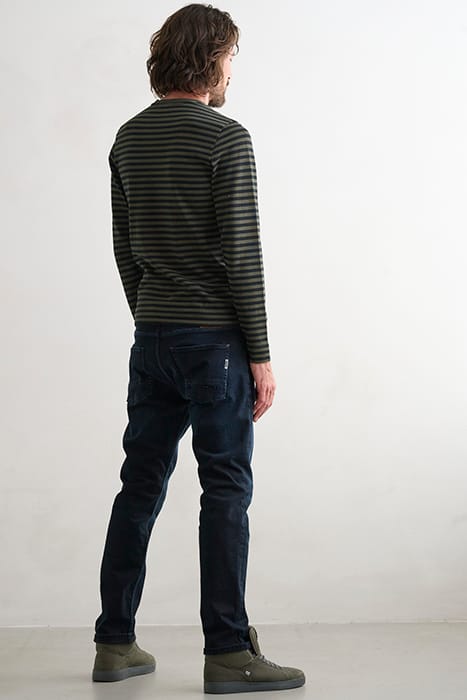 T SHIRT LM GREEN STRIPE 2