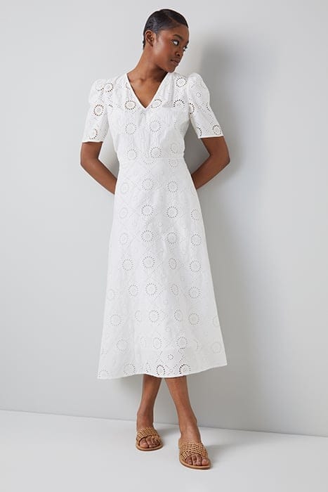 JANE MIDI DRESS WHITE 1