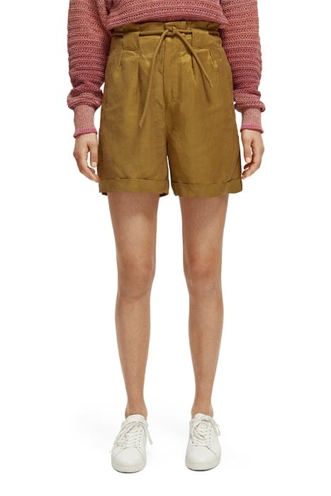HIGH RISE BELTED SHORTS COCONUT SHELL 3