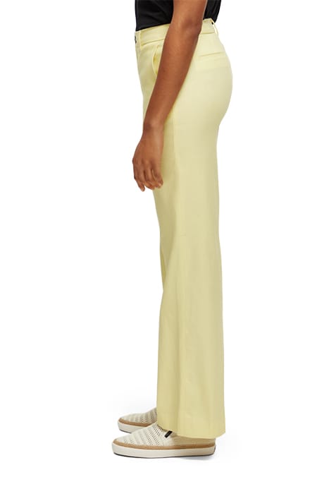 EDIE - HIGH RISE WIDE LEG LINEN SUMMER TROUSERS POPCORN 5