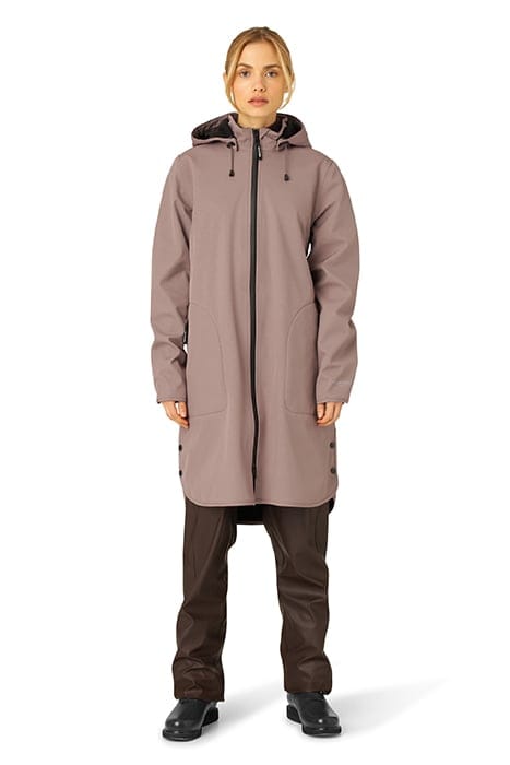 RAIN128 SOFT SHELL COAT OLD LAVENDER 2