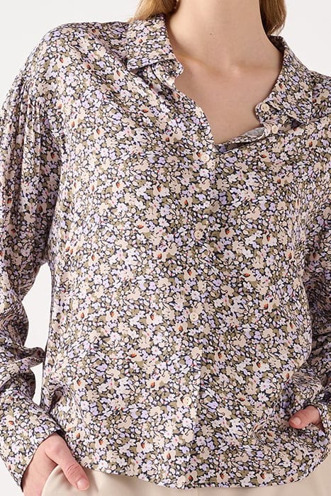 NAHILA FLOWER SHIRT L/S MULTI FLOWER 2