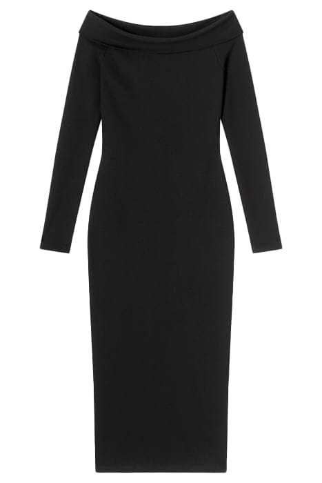 ODA MIDI DRESS BLACK 3