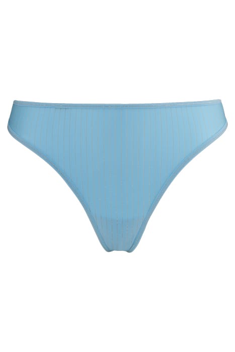 GLORIA AIRY BLUE AND GOLD THONG 3