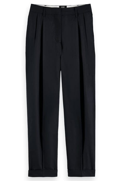 MILA - HIGH RISE TAPERED PLEATED CHINO NIGHT 1