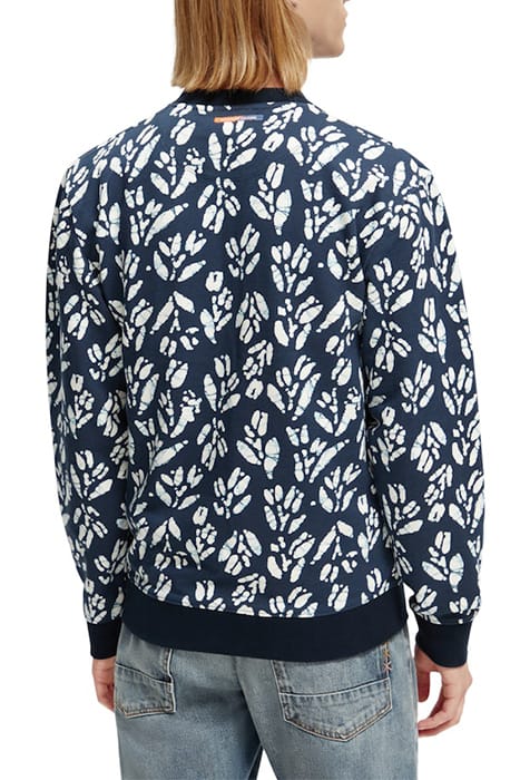 PRINTED CREWNECK FELPA SWEATSHIRT IN ORGANIC COTTON COMBO F 3