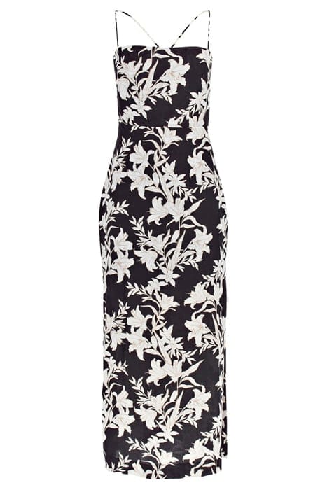 MARCIANO BY GUESS SUNBURST BLACK DRESS SUNBURST BLACK PRINT 3