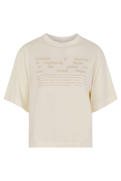 NW TOP TSHIRT SS IVORY 3