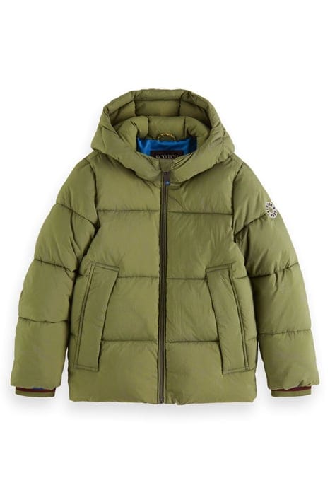 REFLECTIVE PRINT RECYCLED NYLON PADDED JACKET GREENLANDS 1