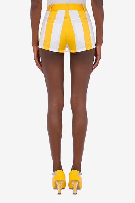 NAUTICAL STRIPED SHORTS YELLOW 2
