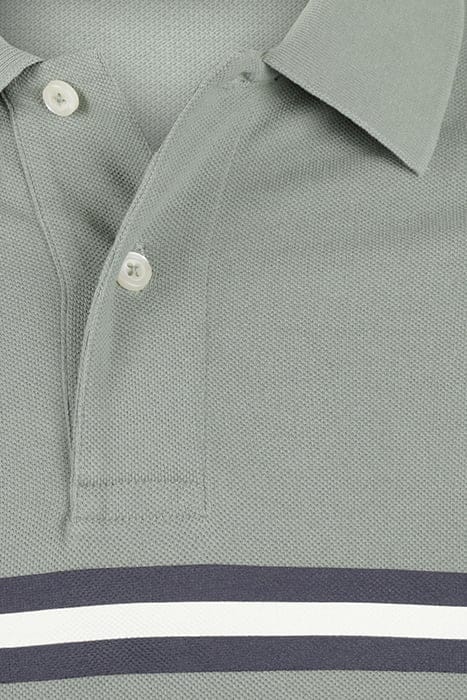 BLOCK STRIPE POLO SAGE 3