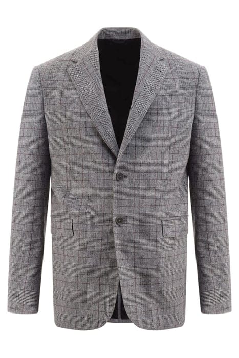 MARCIANO BY GUESS SEAN NOTCH BLAZER BLACK/WHITE/RED CHECK 4