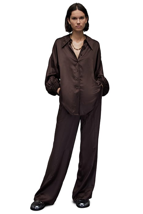 CHARLI SHIRT WARM CACAO BROWN 3