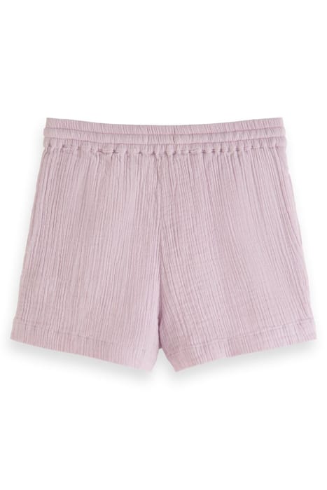 CRINKLE-COTTON SHORTS ORCHID 2