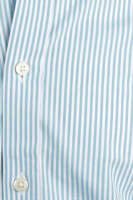 POPLIN STRIPE PEACHED AQUA 5