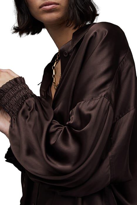 CHARLI SHIRT WARM CACAO BROWN 8