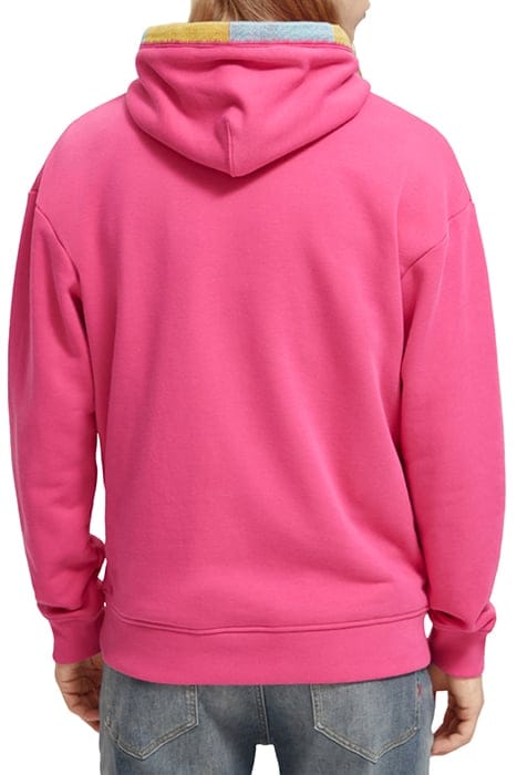 TOWELLING POCKET HOODIE MYSTIC PINK 2