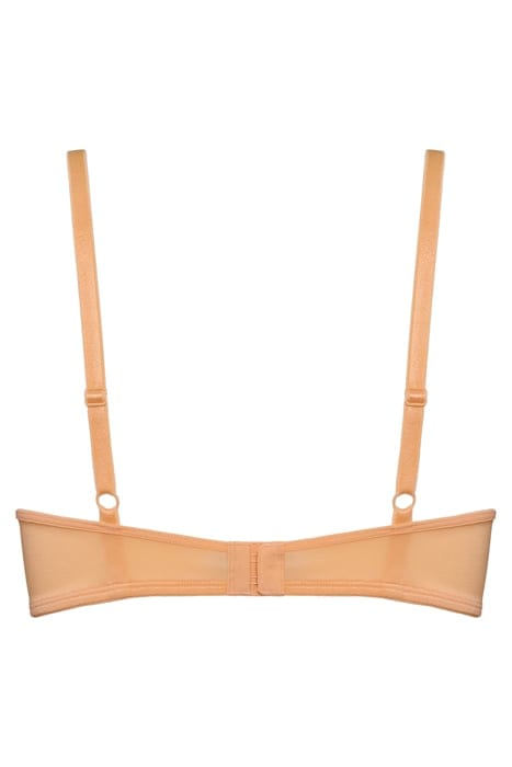 DAME DE PARIS APRICOT AND GOLD BALCONY BRA 5