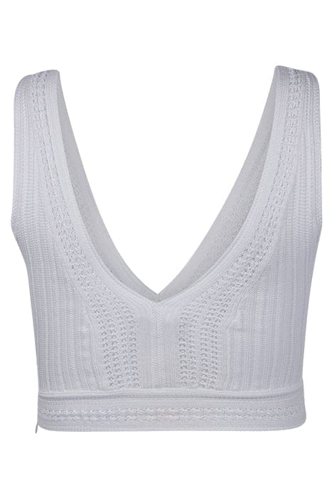 LACE CROP TOP WHITE TANKS & CAMIS 2
