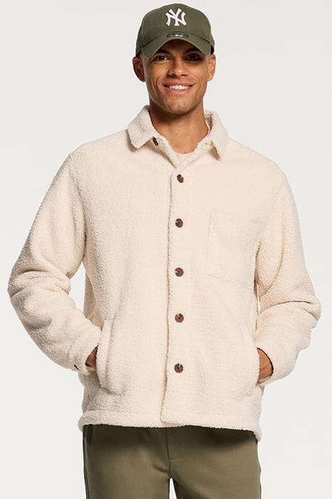 TEDDY JACKET TORTILLA WHITE 1