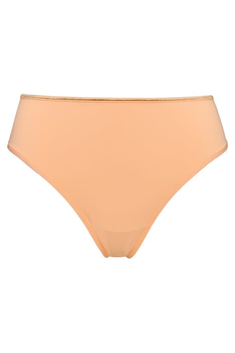 DAME DE PARIS APRICOT AND GOLD THONG 3
