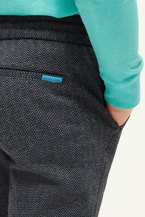 RELAXED SLIM-FIT KNITTED PANTS ANTRA MELANGE 8