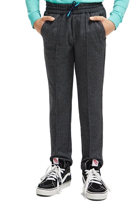 RELAXED SLIM-FIT KNITTED PANTS ANTRA MELANGE 1