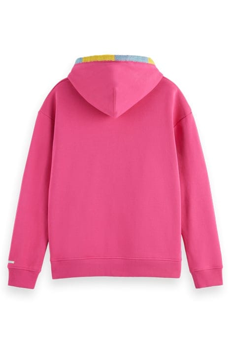 TOWELLING POCKET HOODIE MYSTIC PINK 5